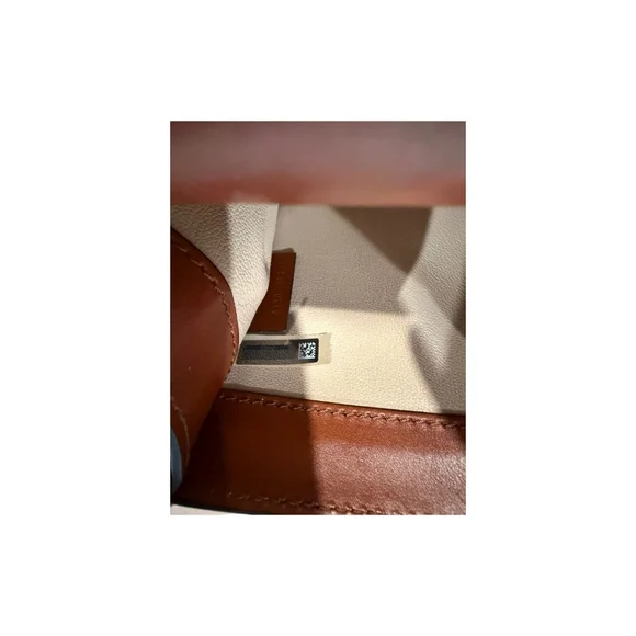 Chloe Gold and Brown Crossbody Bag with Elegant Hardware and Structured Shape - Picture 12 of 14